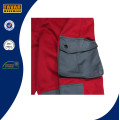 Cinza Vermelho 300 GSM Algodão Broca Heavy-Duty Trabalho Pant Durable Men Cargo Trabalho Calças